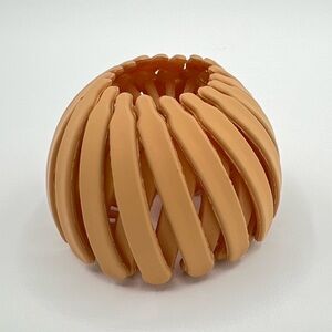 Expandable Bird’s Nest Hair Clip Golden Khaki New